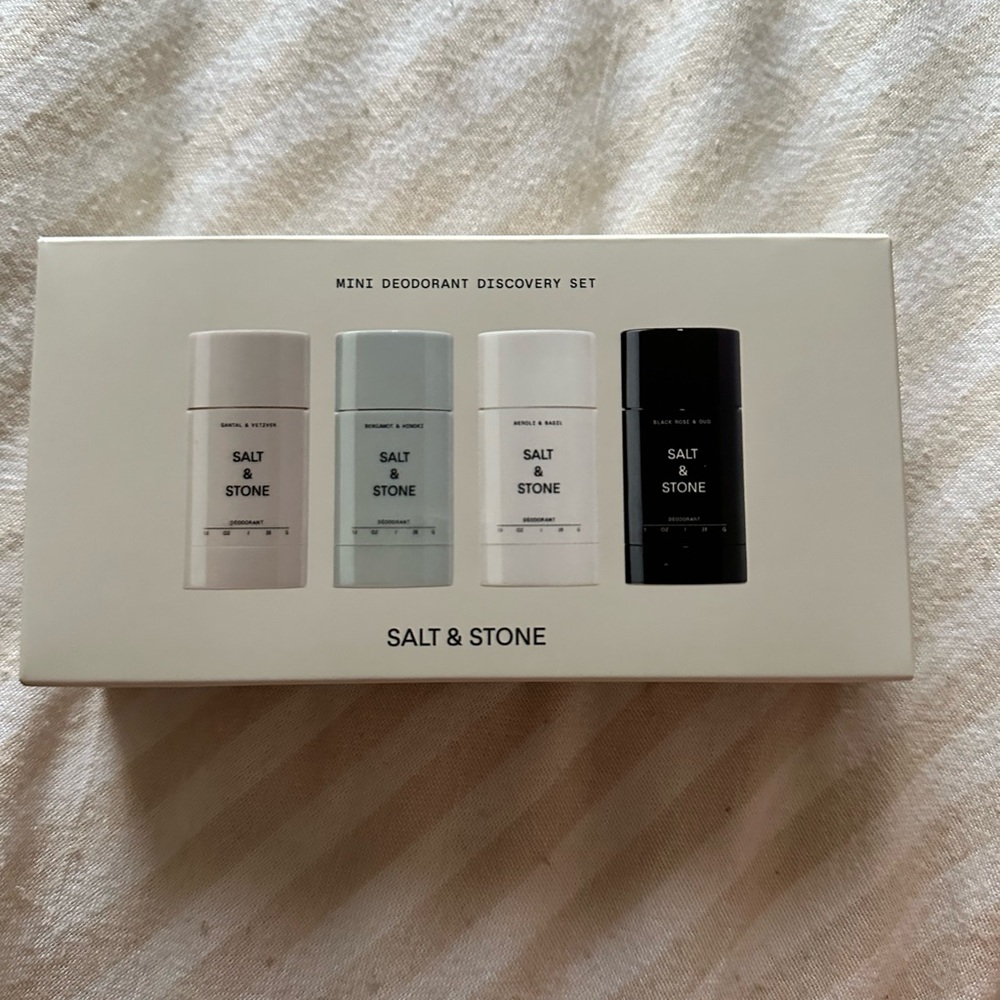 Salt & Stone Mini Deodorant Set